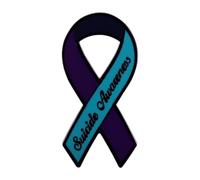 Broche de cinta de concienciación sobre el suicidio, accesorios de joyería de salud mental, accesorios de joyería a juego, collar y banquete para hombres