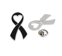 Broche de cinta de palomas modernas, ligero, 3 g, diseño de recaudación de fondos para causas sociales y accesorios de moda, cinta de palomas para eventos benéficos, One Size, como se describe