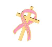 Broche de cinta de tono de aleación con detalle de Forever in Our Hearts para servicios conmemorativos y insignia de solapa religiosa, pin de servicio de recuerdo, insignia conmemorativa de invitados