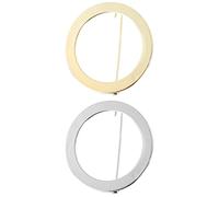 Broche de círculo redondo para mujeres: 2 piezas de chal bufanda hebilla para mujer, traje de pinos, joyas accesorios de ropa