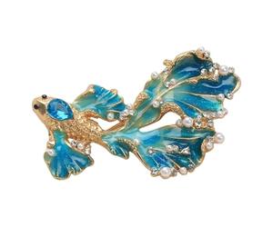 Broche de con diamantes de imitación para cualquier atuendo, desde evento informal hasta evento Formal, que simboliza la elegancia y la suerte, exquisito Pin