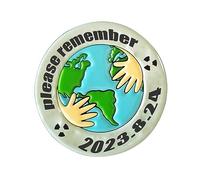 Broche de conciencia ambiental Pines de solapa con tema de contaminación oceánica de para niños y Accesorios Niños Niñas Mochilas escolares Bolsas Ropa Chaquetas Accesorio