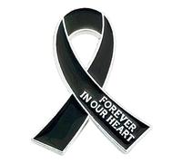 Broche de concienciación sobre la violencia doméstica con forma de cinta, elegante decoración de disfraces, accesorio elegante para trajes, Metal