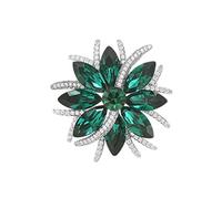 broche de corona de cristal de austriaca broche retro temperamento de color rabio diseño especial hermosos broches