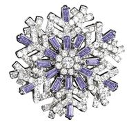 Broche de de nieve de aleación resistente con diseño giratorio Ideal para uso diario y celebraciones especiales Broche de aleación