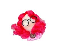 Broche de dibujos animados de estilo japonés para mujeres y niñas, accesorios de moda, insignia de tela para vaqueros, chaquetas, bolsos, estilo japonés de muñeca, One Size, como se describe