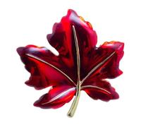 Broche de diseño retro, ramillete de hoja de arce, regalo de joyería para mujeres y hombres, decoración de pecho de aleación ligera, regalo informal