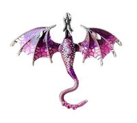 Broche De Dragón Esmaltado - Pin De Dragón Retro, Elegante De Alas De Dragón | Elegante Pin De Solapa, Accesorio Único Que Realza El Atuendo En Fiestas Y Eventos Especiales Con Un Toq, Consulte la