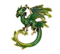 Broche de dragón, pin, pino de dragón, pines esmaltados para mujer, broche de aleación, pin de solapa esmaltado para mujer, pin de solapa creativo de moda, accesorio elegante para mujer, Siehe