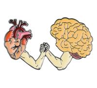 Broche de esmalte: cerebro neurología joyería mochila insignia, Klein, Metal no precioso