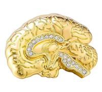 Broche de esmalte: cerebro neurología joyería mochila insignia, Klein, Metal no precioso