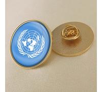 Broche De Esmalte De La Bandera De Las Naciones Unidas,Pin De Solapa De Esmalte De Flor Nacional,Insignia,Mochila,Accesorios De Ropa,Regalo De Joyería,Insignias De Solapa De Bricolaje,Alfileres De Bo