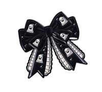 Broche de esqueleto de murciélago de Halloween, joyería romántica oscura, pin de aceite para ropa gótica, accesorios de decoración, esqueleto aterrador, murciélago, fantasmas, regalo de joyería, One