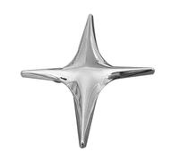 Broche de estrella de moda, pines de solapa simples para ropa, broches de estrella de cuatro puntas, broche de cumpleaños, mujeres y hombres, broche para mujer