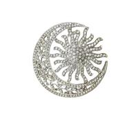 Broche de flor de aleación con superficies lisas, fácil de limpiar para múltiples estilos, broche de girasoles de aleación