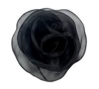 Broche de flor de rosa 3D para mujer, multicapa, floral, alfiler de solapa, joyería de moda, camisa, abrigo, seguridad, boda, fiesta, broches de solapa linda, Large, como se describe