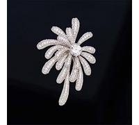 Broche de Flor de Temperamento Elegante, Pin para Hombres y Mujeres, Traje, Broche de Cuello, Pin, Broche Ornamental
