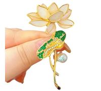 Broche De Flores De Aleación Arte Floral Colorido Pon Elegante