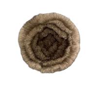 Broche de flores de imitación de visón, broche de felpa de varios diseños, suave y cómodo, accesorio para mujer, Piel de visón de imitación, No es una piedra preciosa