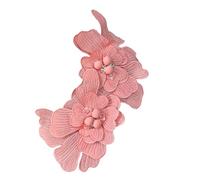 Broche de flores de poliéster, elegante broche de solapa para vestido de novia, ramillete para uso diario en fiestas, elegante pin de tela