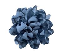 Broche de flores grande para mujer, elegante pin de solapa para baile, banquete, traje, color negro, 10cm, Plástico, como se describe en