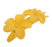 Broche De Flores Horquillas Para El Cabello Pinzas Para El Cabello Hawaianas Conejo Modelo Clip De Flor Pinzas Para El Cabello Horquillas Coreanas Decoración Engrosada Yellow Abs BELLIFFY