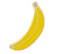 Broche de frutas de dibujos animados, insignia creativa, punk, joyería con textura de aleación para entusiastas de la moda y regalos creativos, talla única, como se describe