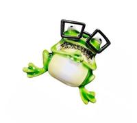 Broche de gafas caprichosas con diseño de ranas, accesorios con temática de animales, resistentes para adultos, trajes de moda con efecto de gota de aceite