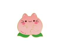Broche de gato de dibujos animados colorido, mezcla de plan de animales de frutas, adición para fiestas de uso diario, incidentes de celebración, Pin de animal encantador creativo