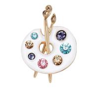 Broche de goteo ligero adecuado para fiestas, ocasiones especiales, broche artístico para ropa, Medio, como se describe