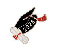 Broche de graduación,Decoración para Ropa de Graduación - Pines 2026 | para Chaqueta Abrigo Suéter Bufanda Chal Cuello Banquete Escuela Instituto Colegio Profesor