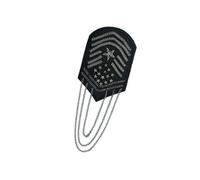 Broche de hombro con borla de estrella, estilo vintage, cadena de costura, decorativo, charretera, decoración de ropa, insignia de hombro, 1