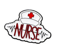 Broche de hospital con letras inglesas creativas para médicos y enfermeras, accesorio de alfiler de solapa esmaltado de aleación, decoración de, alfiler de ramillete de confianza y cuidado