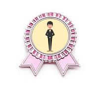 Broche de insignia de profesión para director de ama de llaves, color rosa, Medium, Metal