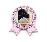 Broche de insignia del aeropuerto internacional de Hong Kong, medalla de premio ganador, color rosa, Medium, Metal