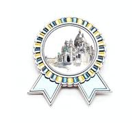 Broche de insignia del Sacre-Coeur in Paris France, Medium, Metal
