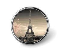 Broche de la Torre de París, aleación premium, insignia para ropa que no se deslustra, adorno exquisito sin rebabas, elegante y moderno, pasador de seguridad para uso diario, decoración y regalos idea