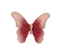 Broche de mariposa intrincado pieza de joyería de aleación de moda accesorio de ropa insignia pin para regalo presentaciones broche de aleación ligero para ocasiones formales, talla única, como se