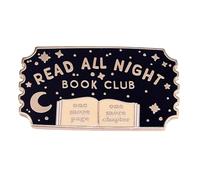 Broche de metal coleccionable para lectores, accesorio para uso diario, para eventos y atuendos casuales, regalo para amantes de la lectura