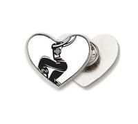 Broche de metal con diseño de flauta para celebrar el contorno, danza mexicana, corazón mexicano