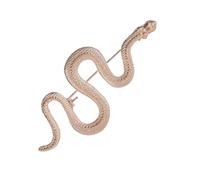 Broche de metal con forma de serpiente punk, pin que no se decolora, para uso diario y eventos formales de festivales, mujeres y hombres, unisex, Metal