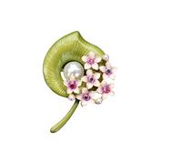 Broche de metal para plantas, ropa, joyería, accesorio de moda, textura de aleación, adecuado para camisas y mochilas, Metal