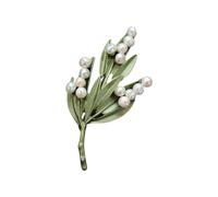Broche de metal para plantas, ropa, joyería, accesorio de moda, textura de aleación, adecuado para camisas y mochilas, broche vintage de plantas, One Size, como se describe