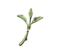 Broche de metal para plantas, ropa, joyería, accesorio de moda, textura de aleación, adecuado para camisas y mochilas, broche vintage de plantas, One Size, como se describe