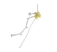 Broche de metal resistente con diamantes de imitación brillantes para el pelo, diseño floral, para ocasiones especiales