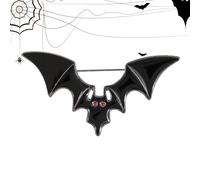 Broche de murciélago, broche de murciélago para Halloween | Pines de murciélago animal gótico - broche de aleación de zinc para mujeres, niñas, broche 3D Mochilas, bolsos, chaquetas y sombreros