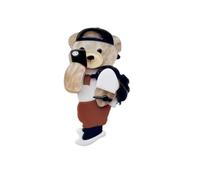 Broche de oso acrílico con accesorios de joyería de animales, Acrílico Vidrio Acrílico Esmaltado cristal, No es una piedra preciosa