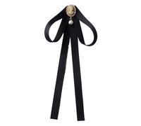 Broche de pajarita universitaria para mujer, ideal para uniformes estudiantiles, damas de honor y asistentes de vuelo, Talla única, Acrilonitrilo butadieno estireno