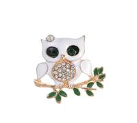 Broche de pájaro de aceite goteando, lindo pecho flor suéter pin para uso diario en la oficina y fiesta