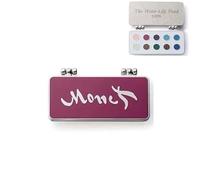 Broche de paleta de pintor - Pin de paleta de artista de apertura creativa, diseño de color oculto, broche de arte esmaltado, regalo para mujeres (Purple)